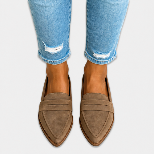 Zusjes Mode | Suede Loafers με ματ φινίρισμα