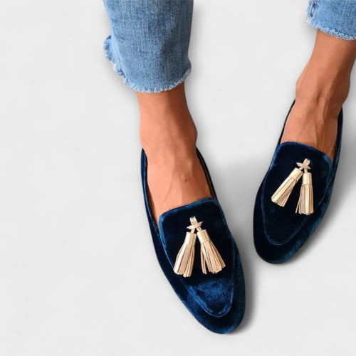 Quinnlyn | Vintage loafers με φούντες